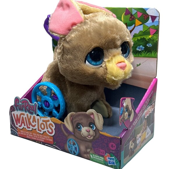 FurReal Walkalots Plush Interactive Wheel Pup Leash & Sounds For Kids Ages 4+ - Picture 1 of 4
